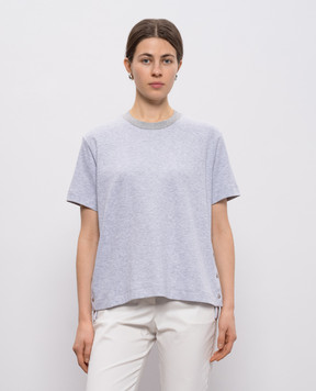 Peserico Grey melange T-shirt A06369J005635