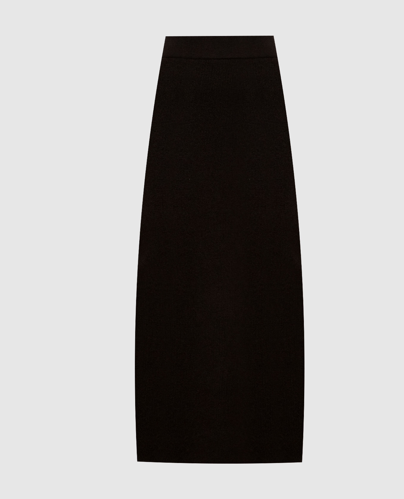 Brown cashmere skirt