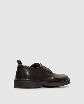 Sturlini Dark brown leather derby shoes U0450