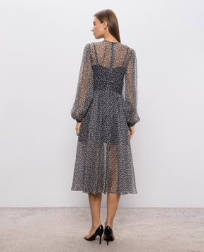 Dolce&Gabbana Black printed dress F632STIS165