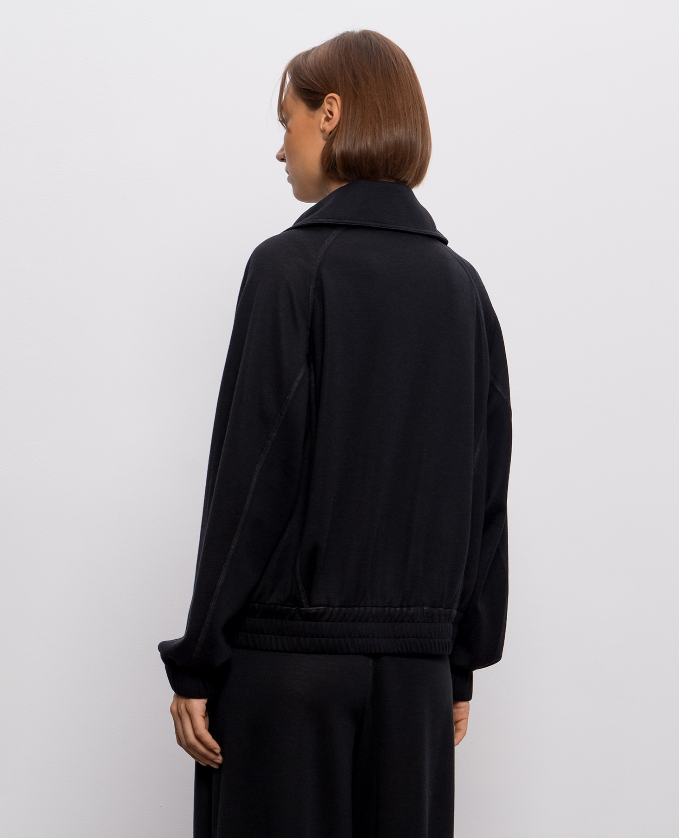 Black sports jacket with silk Brunello Cucinelli 4