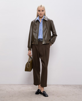 Toteme Brown wool pants 251WRB0254FB0061