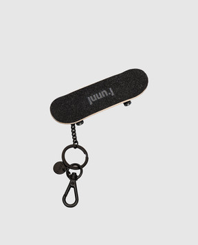 Juun.j Black Morphilith skateboard keychain JC678ZP125