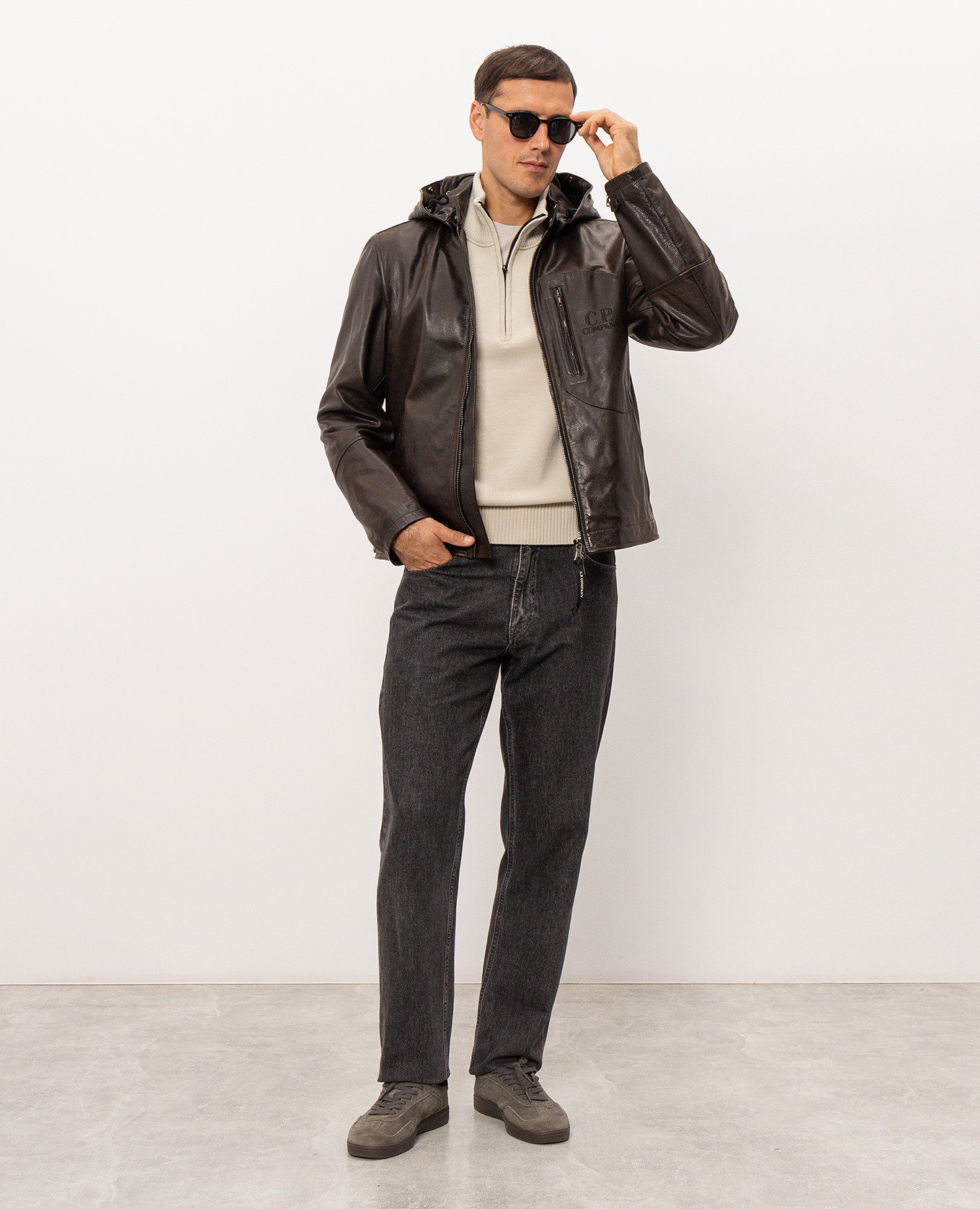 Beige sweater with wool C.P. Company Metropolis 2