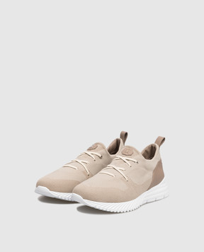 Stefano Ricci Beige sneakers with logo UZ689G2400TSWY