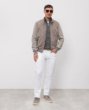 Enrico Mandelli Gray combination jacket 3T907A7405