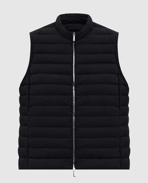 MooRER OPRAH black down vest OPRAHS3