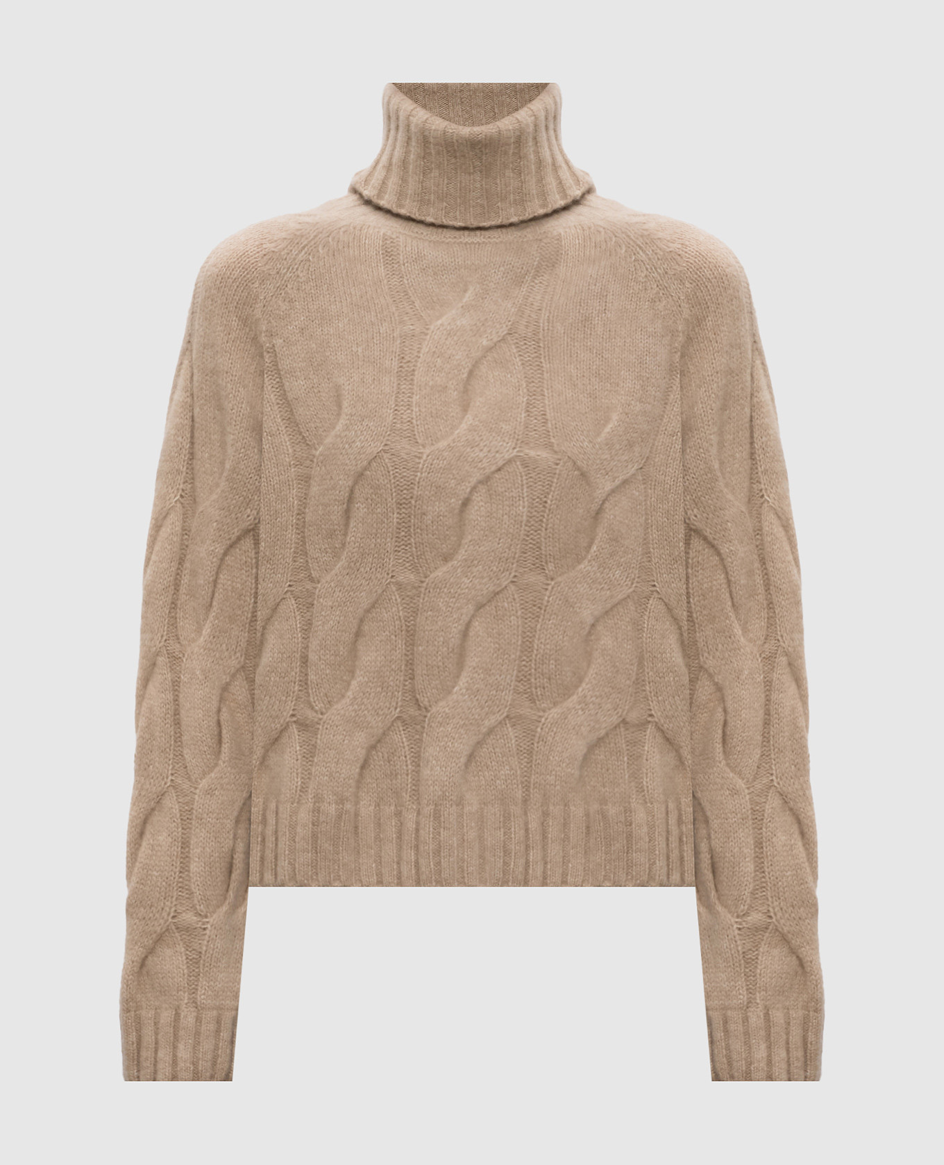 

Beige cashmere and silk patterned sweater Allude