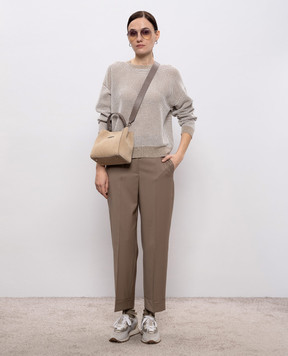 Peserico Openwork jumper with sequins A99030F129234R
