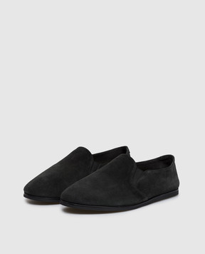 Common Project Black suede slip-ons 2535