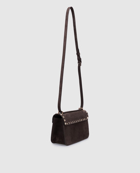 Valentino Brown suede Rockstud bag 9W2B0T76KQQ