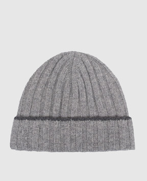 Brunello Cucinelli Gray cashmere hat M2240900