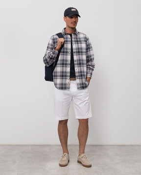 Cashmere&Whiskey White cotton shorts 0276109345
