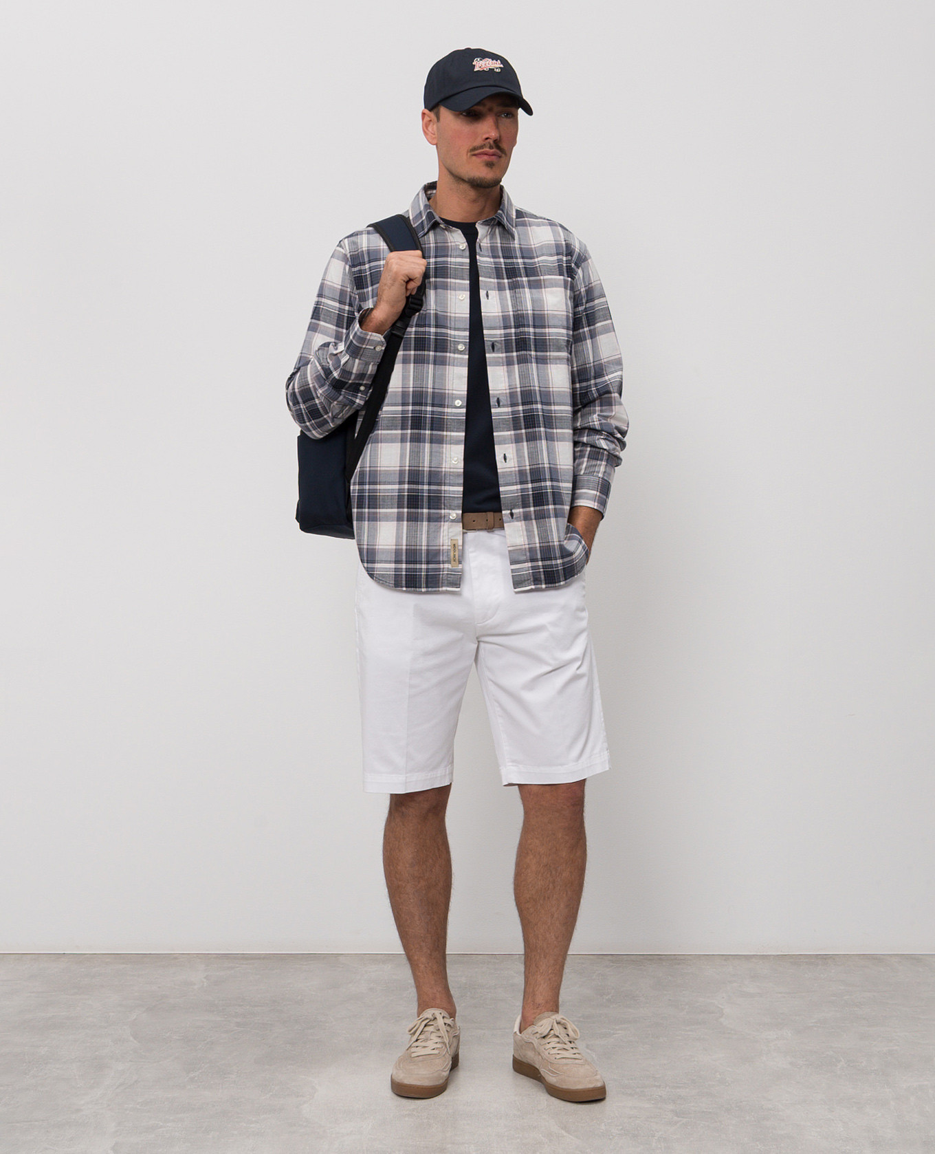 White cotton shorts Cashmere&Whiskey 2