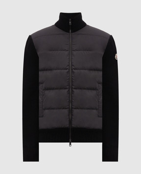 Moncler Black wool blend jacket L20919B00027M1131
