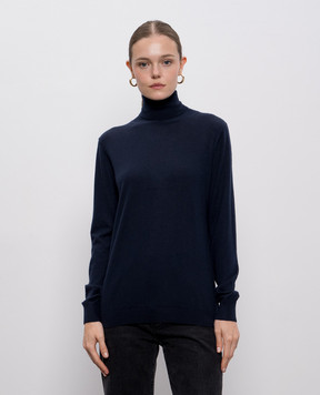 Allude Blue cashmere turtleneck 25579101