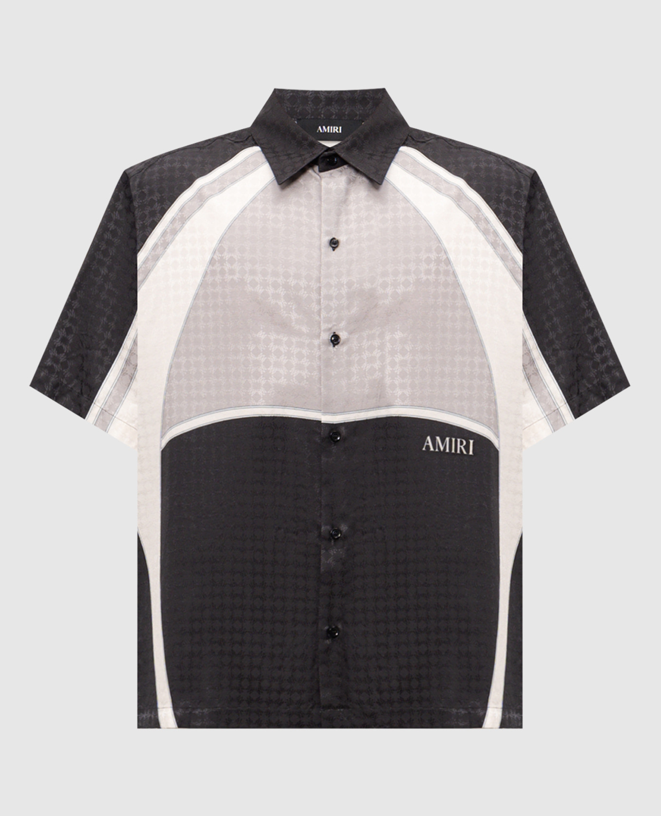 Black patterned shirt