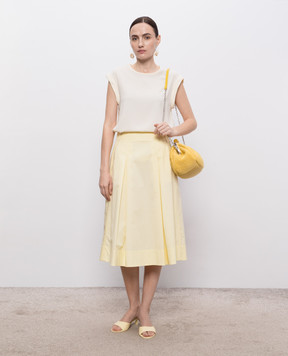 Peserico Beige top with silk M0653307000