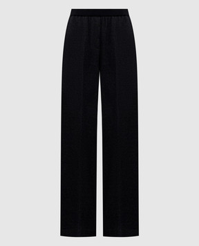 Peserico Black straight-leg pants A04859J0A5033