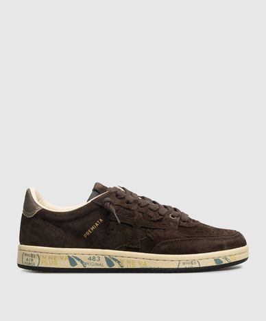 Braune Wildleder-Sneaker Bskt Clay