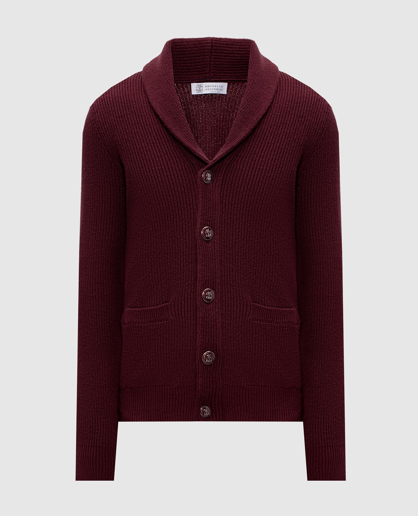 Burgundy cardigan