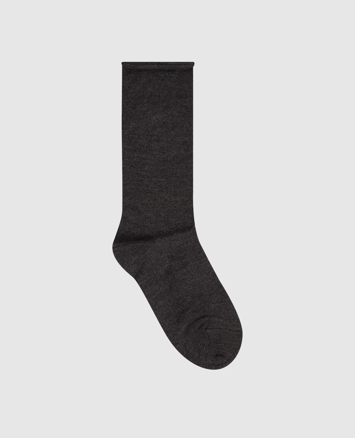 Gray cashmere socks