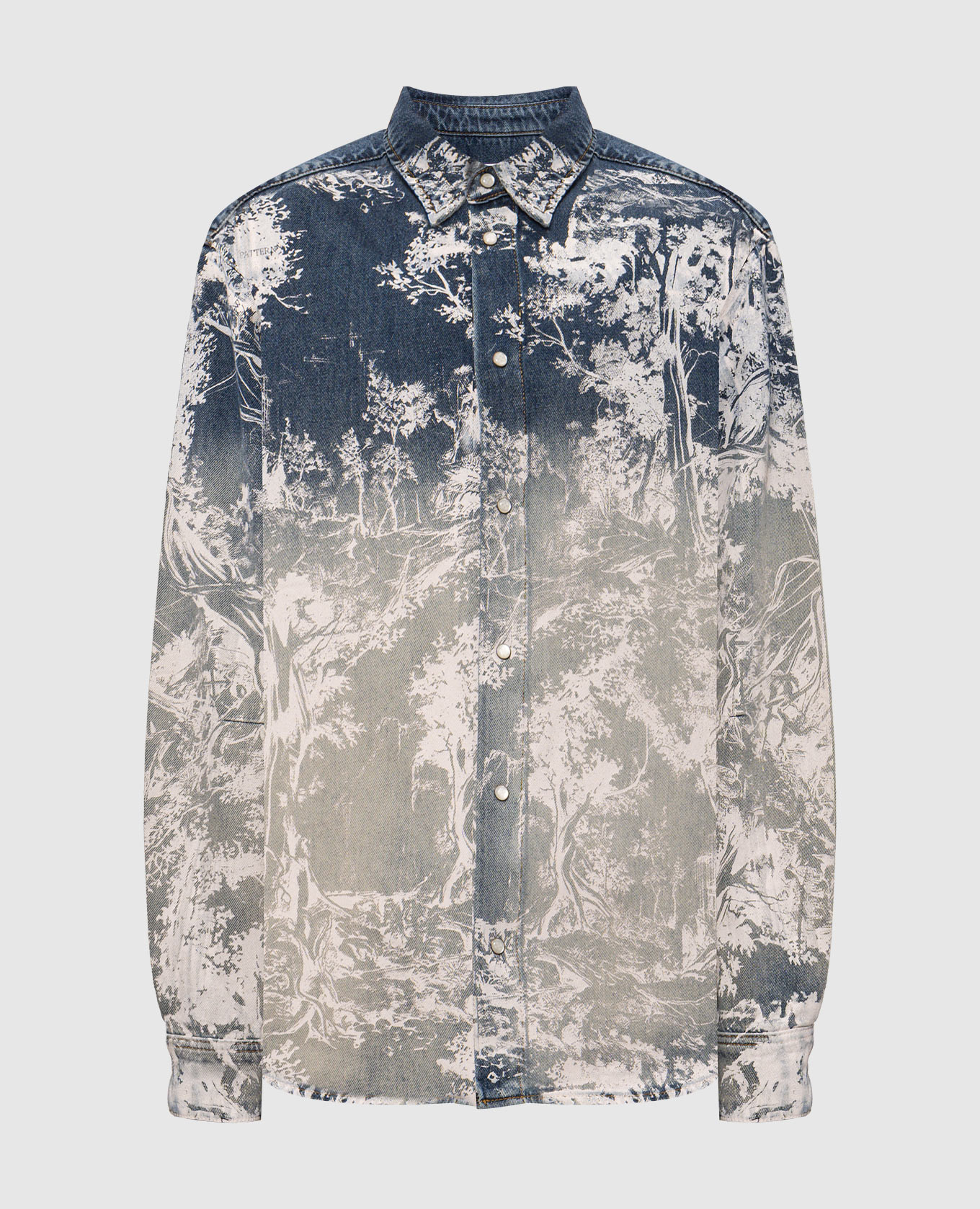 Camicia in denim blu City Nature