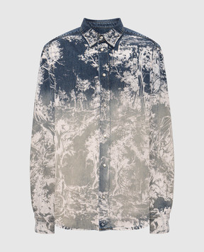 Off-White City Nature blue denim shirt 44MYD05YF26D004