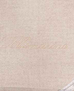 Blumarine Home Beige Sorgente tablecloth with embroidery W0200250024