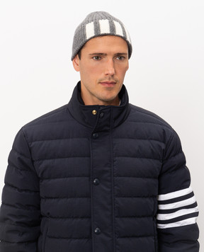 Thom Browne Gray cashmere hat MKH009A00011