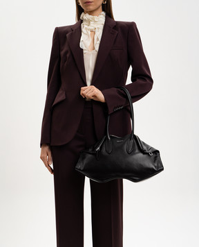 Alexander McQueen Black Manta leather tote bag 8559971VDXA