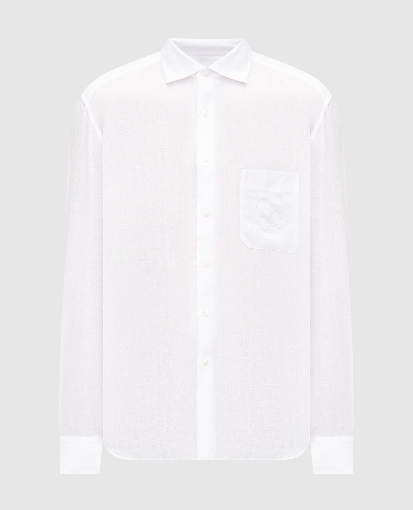 White linen shirt
