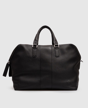 Stefano Ricci Black leather travel bag ND207M7TUMRVH