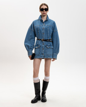 The Attico Blue denim shirt dress 260WCA00482DDS001AA