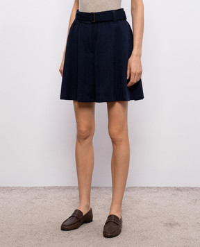 Brunello Cucinelli Blue wool shorts MP188P9326