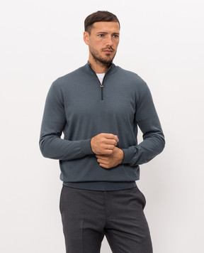Stefano Ricci Gray wool, silk and cashmere jumper KE08004L01E26374