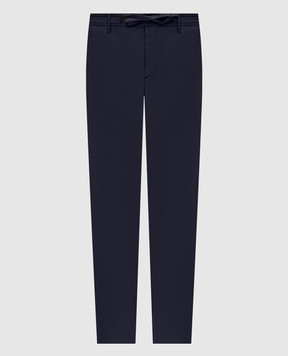 Canali Blue wool pants AR03652V91659