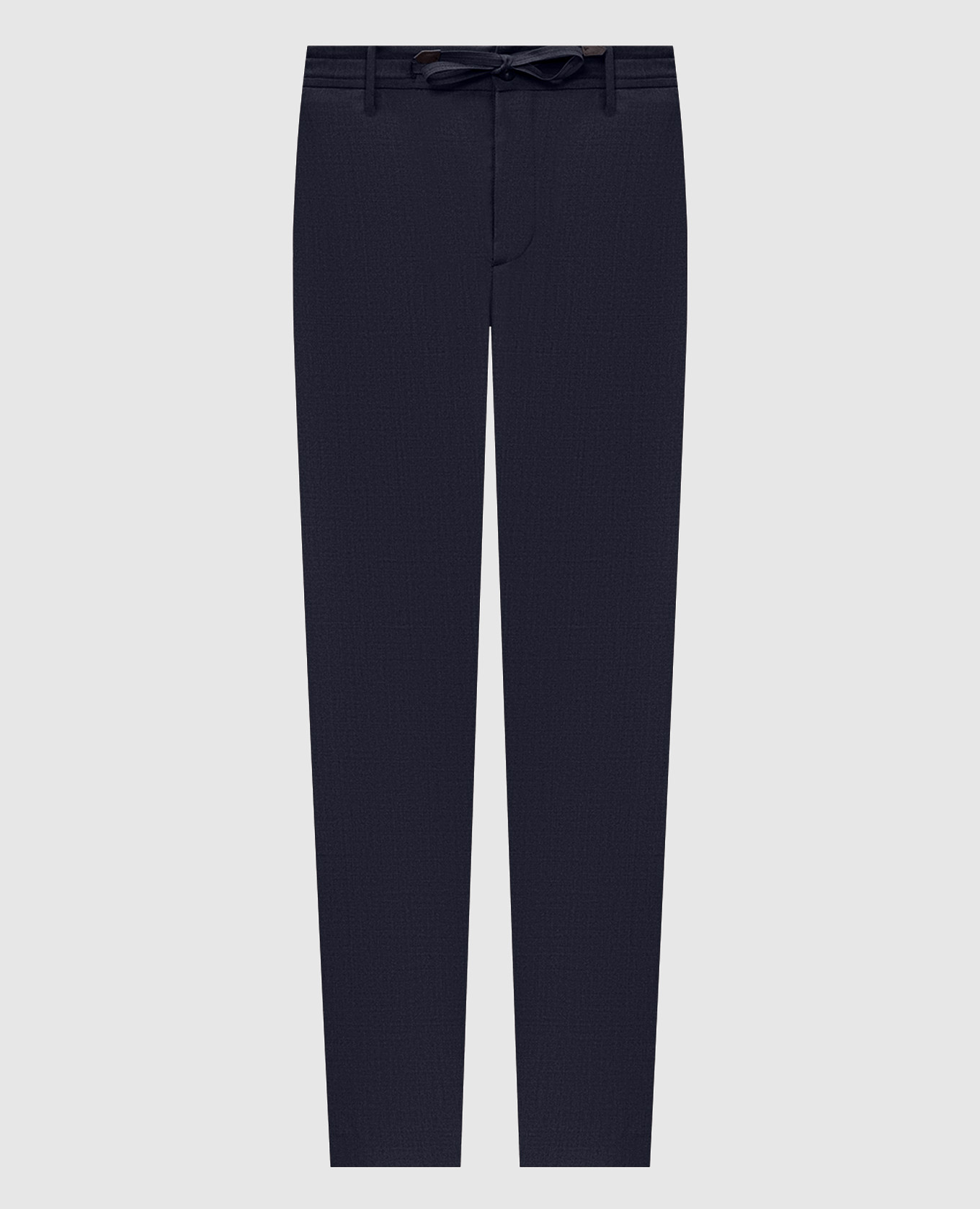 Blue wool pants