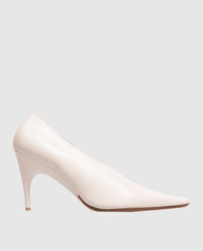Balenciaga Ivory Duchesse leather shoes 869817WCDH1