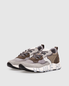 Voile Blanche CLUB01 grey combination sneakers 2017465161B26