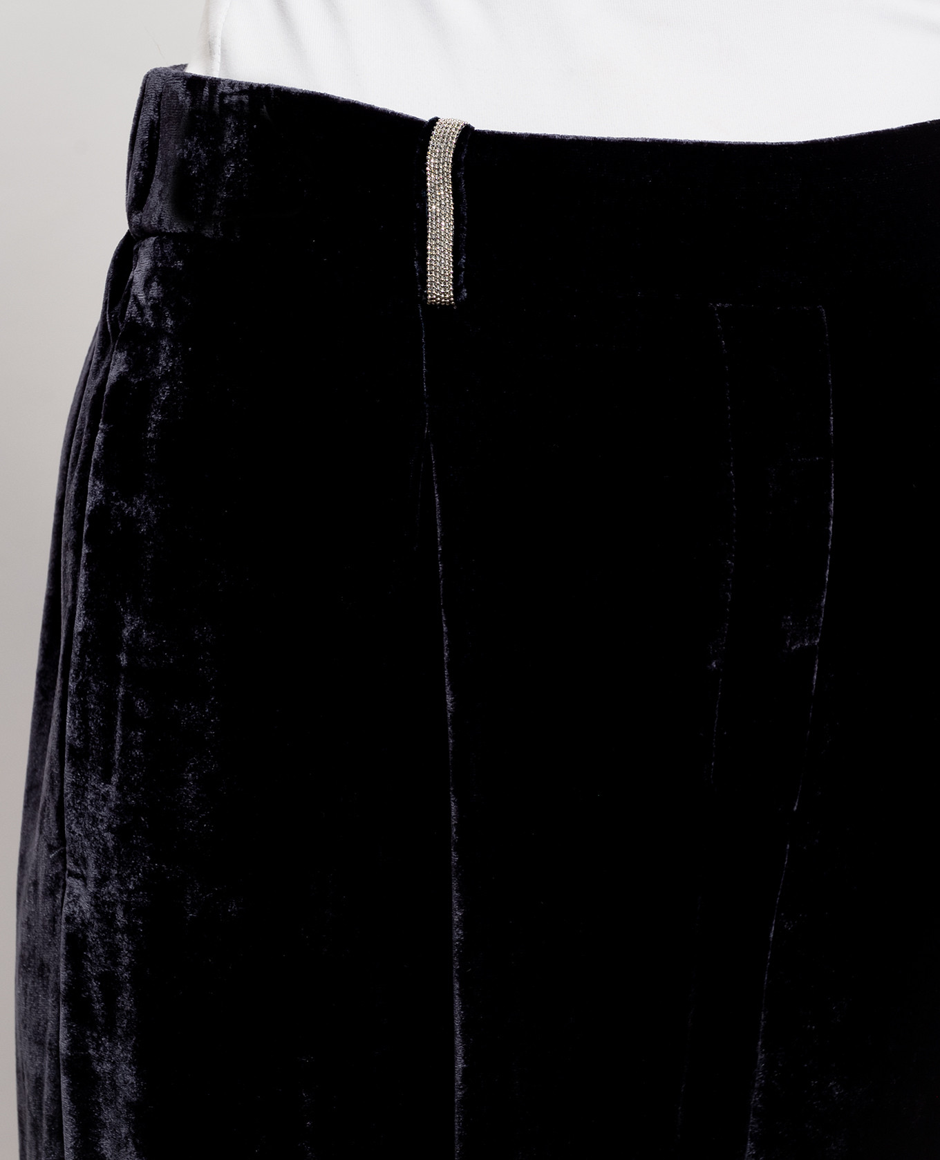 Blue velvet pants Peserico 5