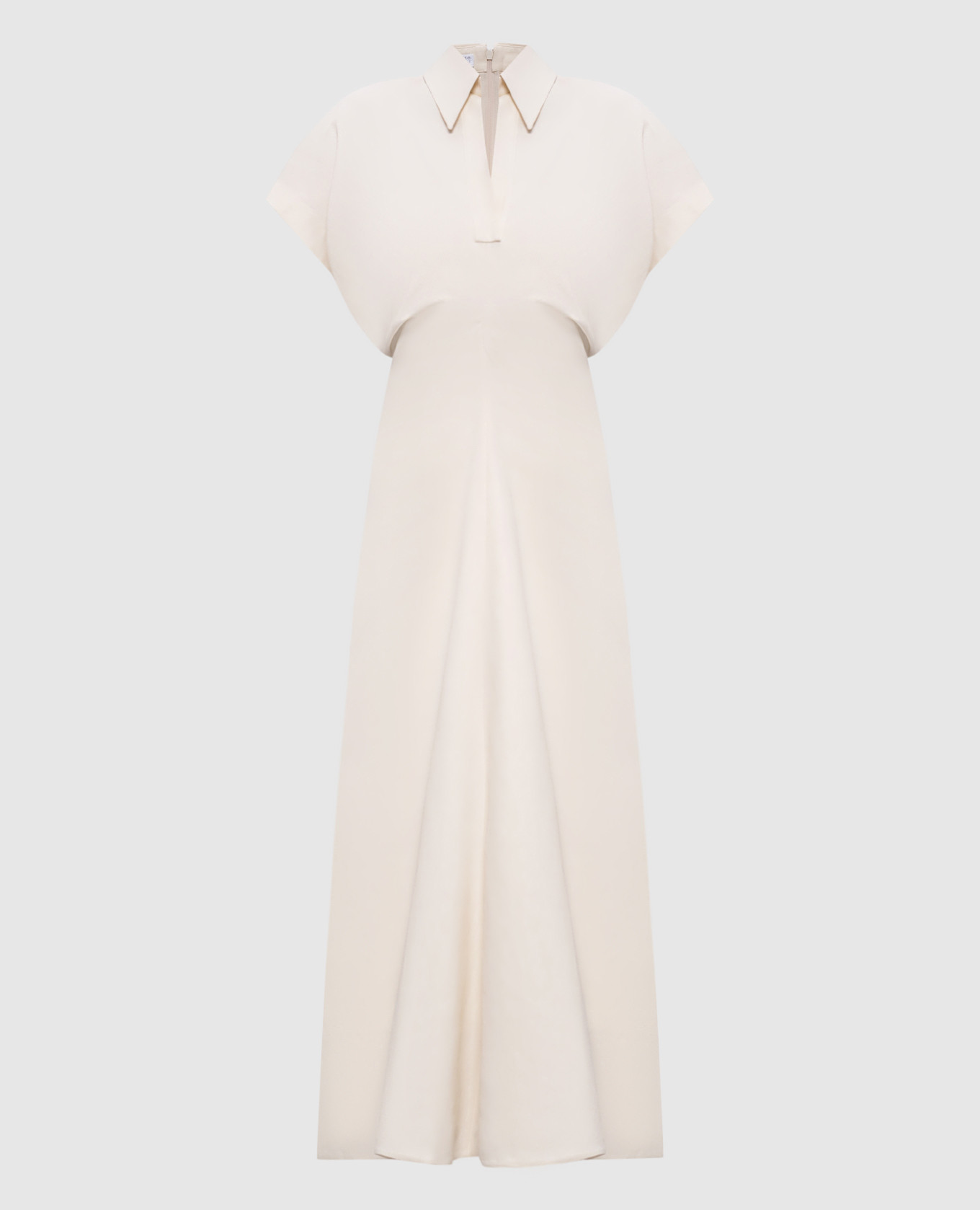 

Beige dress with linen Brunello Cucinelli