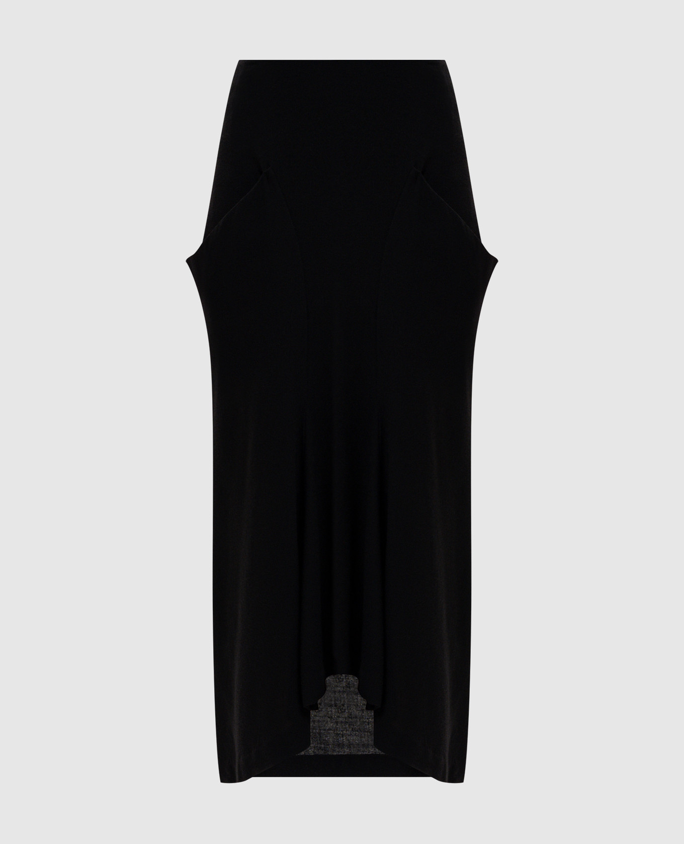 Black midi skirt with wool Y`S Yamamoto