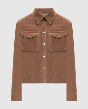 Max Mara Brown corduroy shirt RIVOLO MSTRIVOLO
