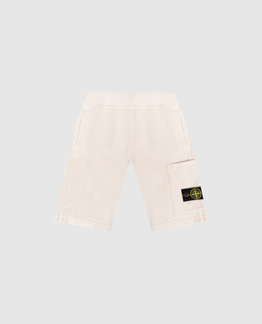 Stone Island Children's ivory shorts L1S166200006S004068