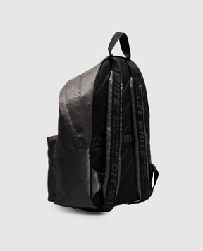 Off-White Grey backpack with logo pattern OWMNB05F26FB01