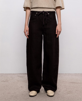 CITIZENS OF HUMANITY Brown linen pants 21441761