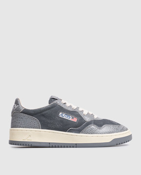 AUTRY Medalist grey suede sneakers AULWCJ02