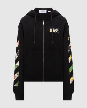 Off-White Black Industrial Arrow sports jacket 44MBE02EF26F001