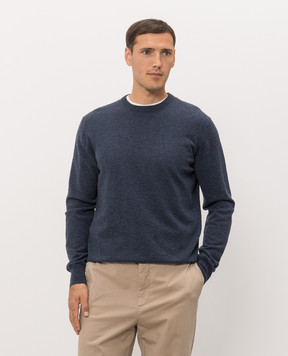 Cashmere&Whiskey Blue cashmere jumper MU7791312525R